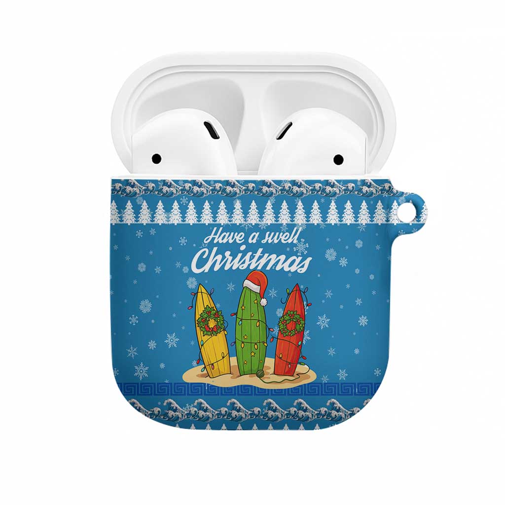 Surfer Swell Christmas AirPods Case Xmas Holiday Patterns - Wonder Print Shop