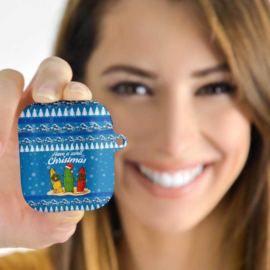 Surfer Swell Christmas AirPods Case Xmas Holiday Patterns - Wonder Print Shop
