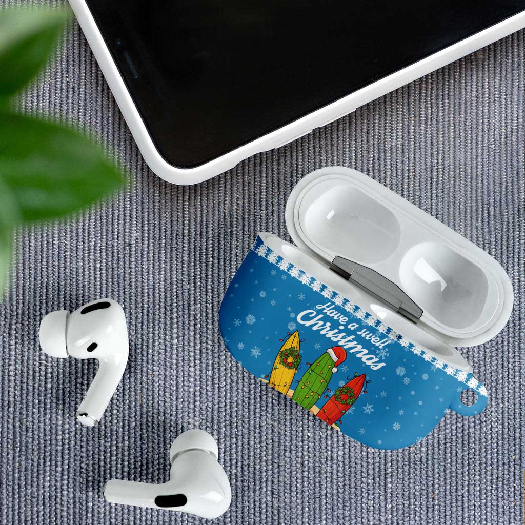 Surfer Swell Christmas AirPods Case Xmas Holiday Patterns - Wonder Print Shop