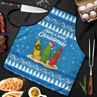 Surfer Swell Christmas Apron Xmas Holiday Patterns - Wonder Print Shop