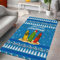 Surfer Swell Christmas Area Rug Xmas Holiday Patterns - Wonder Print Shop