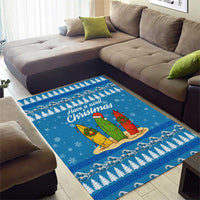 Surfer Swell Christmas Area Rug Xmas Holiday Patterns - Wonder Print Shop