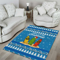 Surfer Swell Christmas Area Rug Xmas Holiday Patterns - Wonder Print Shop