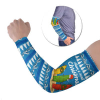 Surfer Swell Christmas Arm Sleeves Xmas Holiday Patterns - Wonder Print Shop
