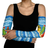 Surfer Swell Christmas Arm Sleeves Xmas Holiday Patterns - Wonder Print Shop