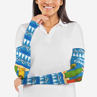Surfer Swell Christmas Arm Sleeves Xmas Holiday Patterns - Wonder Print Shop