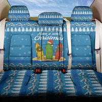 Surfer Swell Christmas Back Car Seat Cover Xmas Holiday Patterns - Wonder Print Shop