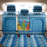 Surfer Swell Christmas Back Car Seat Cover Xmas Holiday Patterns - Wonder Print Shop