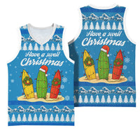 Surfer Swell Christmas Basketball Jersey Xmas Holiday Patterns - Wonder Print Shop