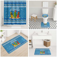 Surfer Swell Christmas Bathroom Set Xmas Holiday Patterns - Wonder Print Shop
