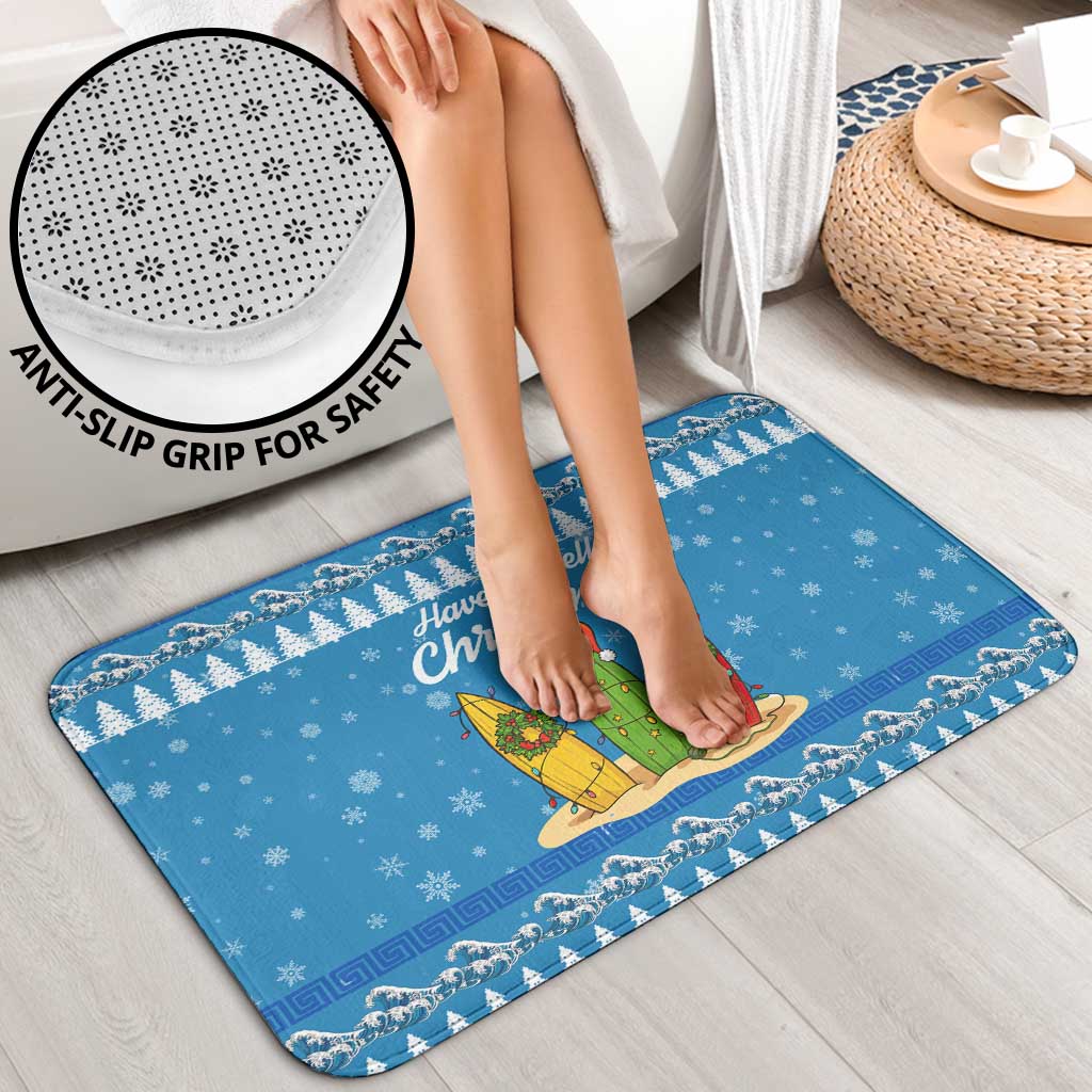Surfer Swell Christmas Bathroom Set Xmas Holiday Patterns - Wonder Print Shop