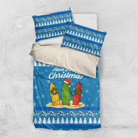 Surfer Swell Christmas Bedding Set Xmas Holiday Patterns - Wonder Print Shop