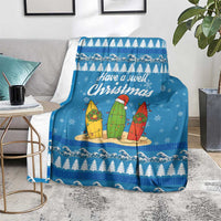 Surfer Swell Christmas Blanket Xmas Holiday Patterns - Wonder Print Shop