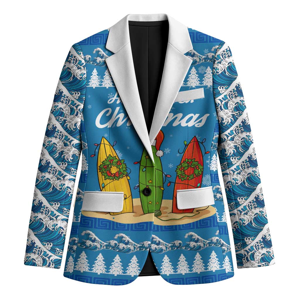 Surfer Swell Christmas Blazer Xmas Holiday Patterns - Wonder Print Shop