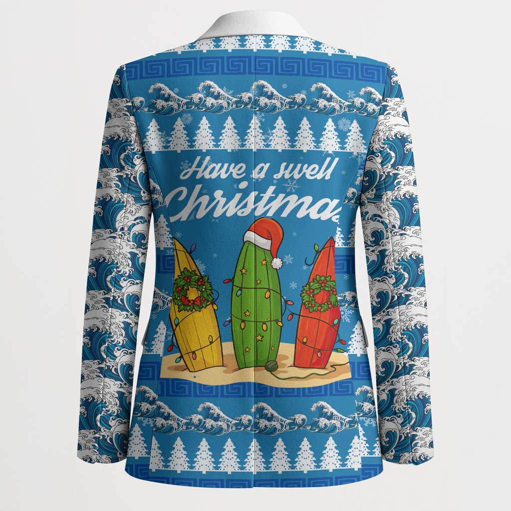 Surfer Swell Christmas Blazer Xmas Holiday Patterns - Wonder Print Shop