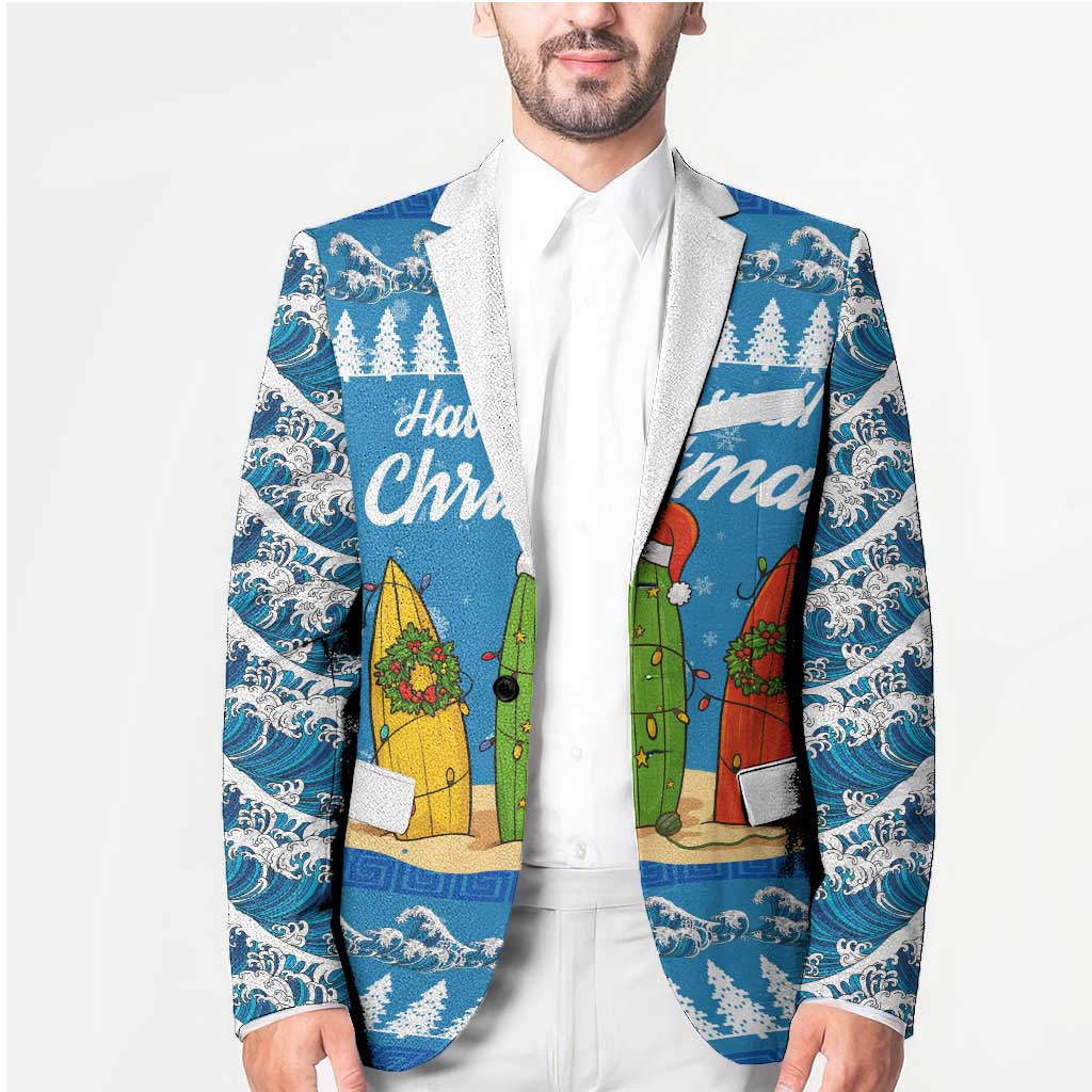 Surfer Swell Christmas Blazer Xmas Holiday Patterns - Wonder Print Shop