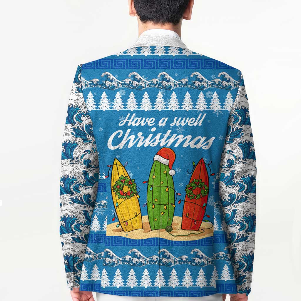 Surfer Swell Christmas Blazer Xmas Holiday Patterns - Wonder Print Shop