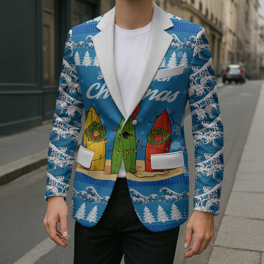 Surfer Swell Christmas Blazer Xmas Holiday Patterns - Wonder Print Shop