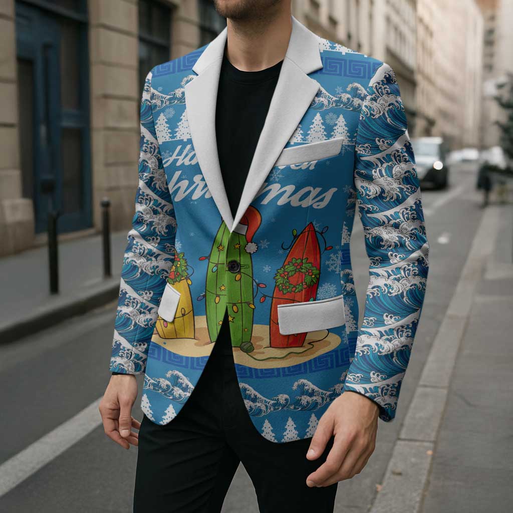 Surfer Swell Christmas Blazer Xmas Holiday Patterns - Wonder Print Shop