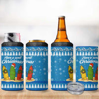 Surfer Swell Christmas 4 in 1 Can Cooler Tumbler Xmas Holiday Patterns - Wonder Print Shop