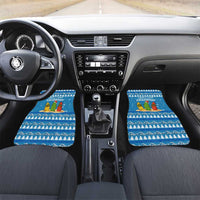 Surfer Swell Christmas Car Mats Xmas Holiday Patterns - Wonder Print Shop