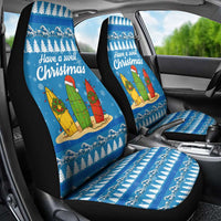 Surfer Swell Christmas Car Seat Cover Xmas Holiday Patterns - Wonder Print Shop