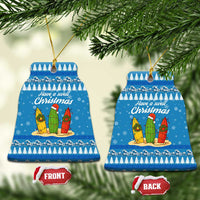 Surfer Swell Christmas Ceramic Ornament Xmas Holiday Patterns - Wonder Print Shop