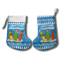 Surfer Swell Christmas Stocking Xmas Holiday Patterns - Wonder Print Shop