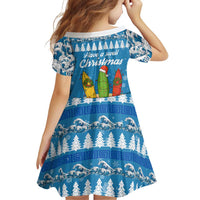 Surfer Swell Christmas Family Matching Mermaid Dress and Hawaiian Shirt Xmas Holiday Patterns - Wonder Print Shop