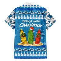 Surfer Swell Christmas Family Matching Mermaid Dress and Hawaiian Shirt Xmas Holiday Patterns - Wonder Print Shop
