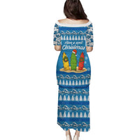 Surfer Swell Christmas Family Matching Puletasi and Hawaiian Shirt Xmas Holiday Patterns - Wonder Print Shop