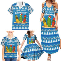 Surfer Swell Christmas Family Matching Summer Maxi Dress and Hawaiian Shirt Xmas Holiday Patterns - Wonder Print Shop