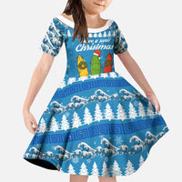 Surfer Swell Christmas Family Matching Tank Maxi Dress and Hawaiian Shirt Xmas Holiday Patterns - Wonder Print Shop