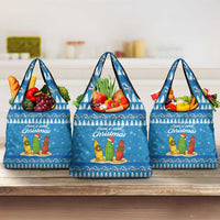 Surfer Swell Christmas Grocery Bag Xmas Holiday Patterns - Wonder Print Shop