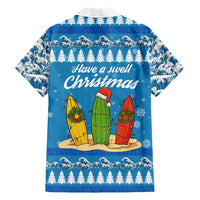 Surfer Swell Christmas Hawaiian Shirt Xmas Holiday Patterns - Wonder Print Shop