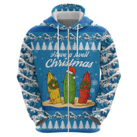 Surfer Swell Christmas Hoodie Xmas Holiday Patterns - Wonder Print Shop