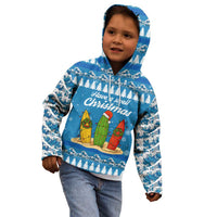 Surfer Swell Christmas Kid Hoodie Xmas Holiday Patterns - Wonder Print Shop