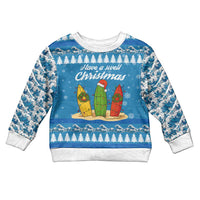 Surfer Swell Christmas Kid Ugly Christmas Sweater Xmas Holiday Patterns - Wonder Print Shop