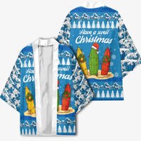 Surfer Swell Christmas Kimono Xmas Holiday Patterns - Wonder Print Shop