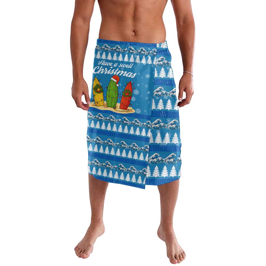 Surfer Swell Christmas Lavalava Xmas Holiday Patterns - Wonder Print Shop