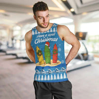 Surfer Swell Christmas Men Tank Top Xmas Holiday Patterns - Wonder Print Shop