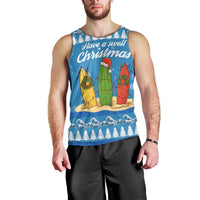 Surfer Swell Christmas Men Tank Top Xmas Holiday Patterns - Wonder Print Shop