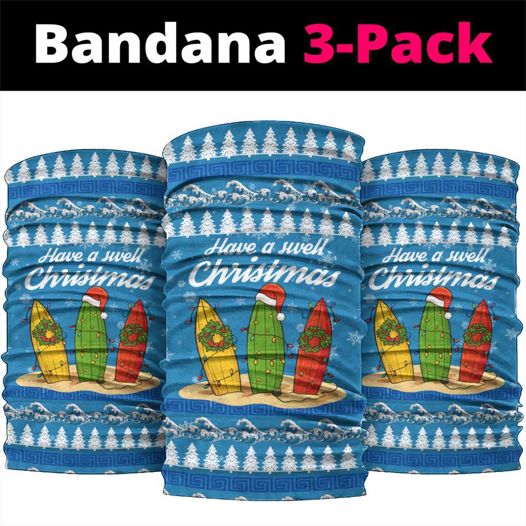 Surfer Swell Christmas Neck Gaiter Xmas Holiday Patterns - Wonder Print Shop