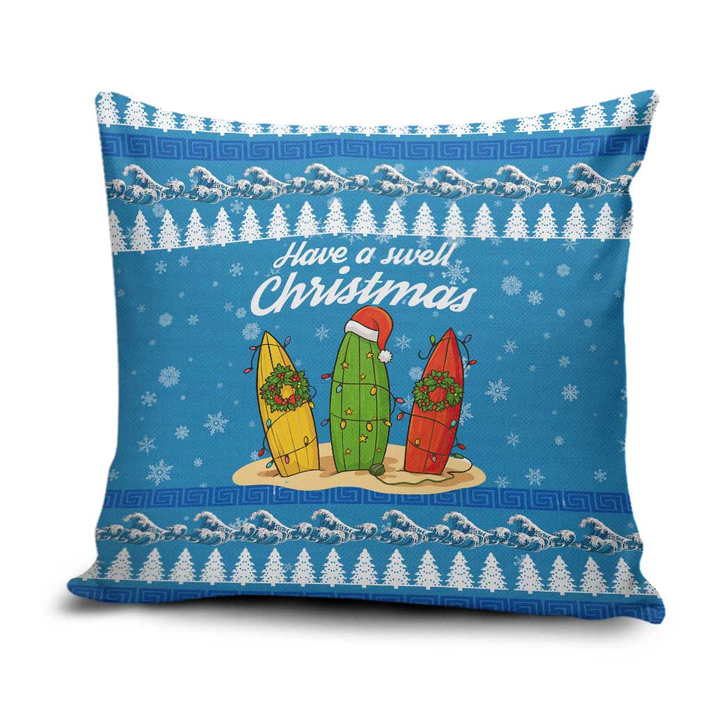 Surfer Swell Christmas Pillow Cover Xmas Holiday Patterns - Wonder Print Shop