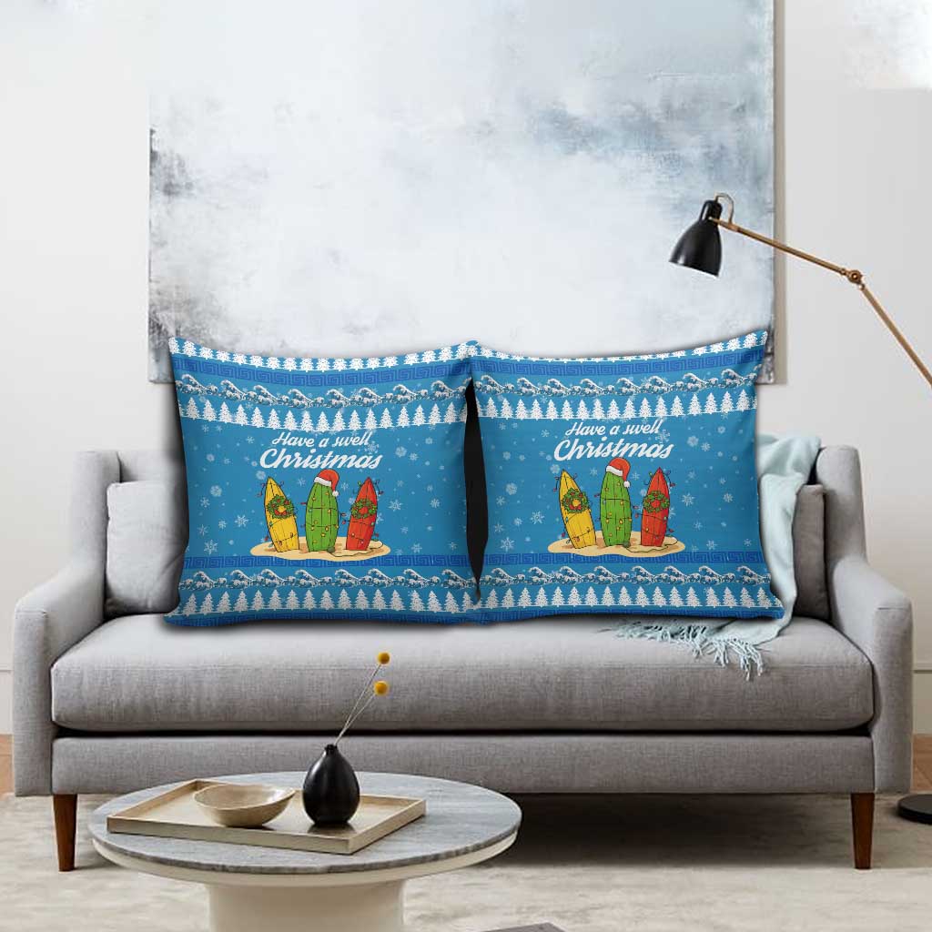 Surfer Swell Christmas Pillow Cover Xmas Holiday Patterns - Wonder Print Shop
