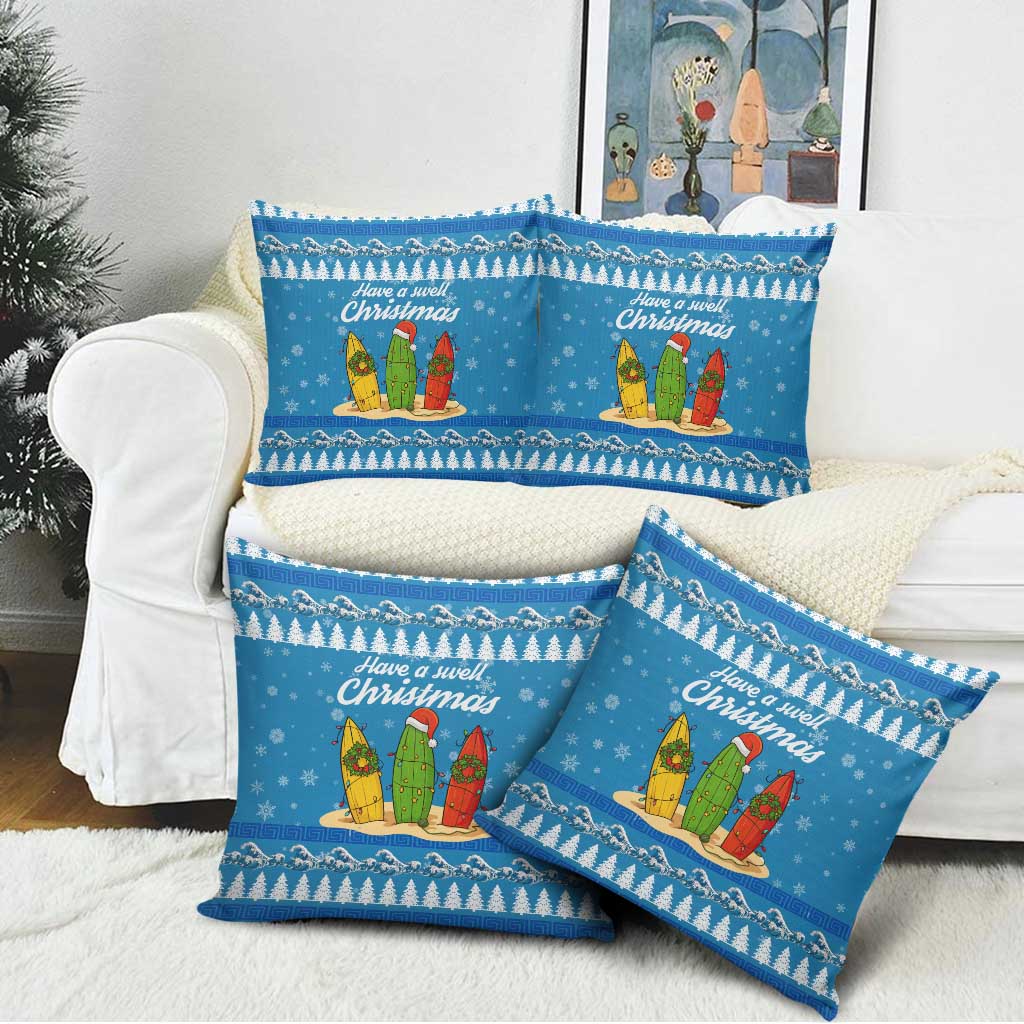 Surfer Swell Christmas Pillow Cover Xmas Holiday Patterns - Wonder Print Shop