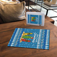 Surfer Swell Christmas Puzzle Xmas Holiday Patterns - Wonder Print Shop