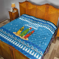 Surfer Swell Christmas Quilt Xmas Holiday Patterns - Wonder Print Shop