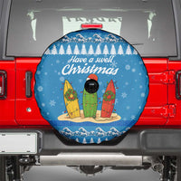 Surfer Swell Christmas Spare Tire Cover Xmas Holiday Patterns - Wonder Print Shop