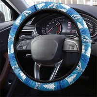 Surfer Swell Christmas Steering Wheel Cover Xmas Holiday Patterns - Wonder Print Shop